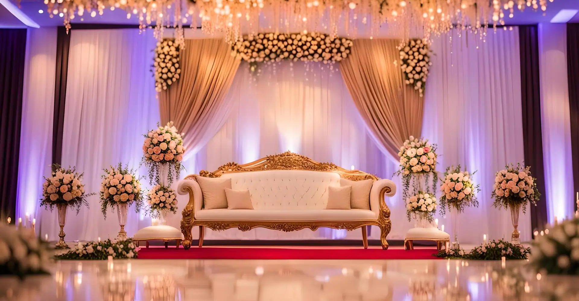 Wedding hall decor Shesha Krishna Hall-2